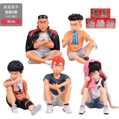 SLAM DUNK Anime Action Figure Miyagi Ryota Akagi Takenori Mitsui Hisashi Model Doll Hanamichi Sakuragi Rukawa Kaede PVC Figure