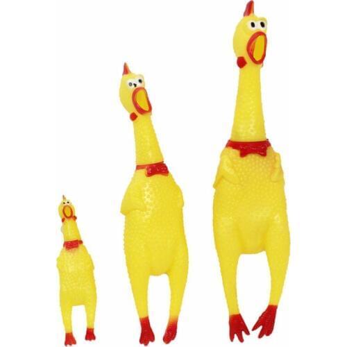 30cm 17cm 41cm Screaming Chicken Squeeze Sound Toy Pets Toy Product Dog Toys Shrilling Decompression Tool Funny Gadgets