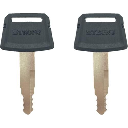2 PCS Heavy Equipment Key For STRONG Excavator Loader Bulldozer