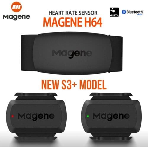 Stomach Mover H64 Heart Rate Monitor S3 + Speed Cadence Sensor Bluetooth 4,0 ANT + Computer Speedmeter for Strava Garmin