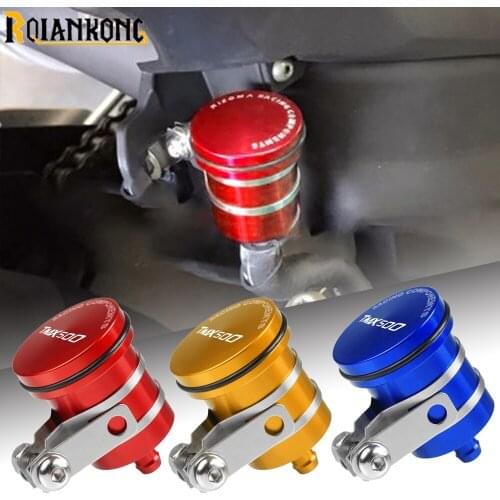 Motorcycle Fluid Reservoir Billet Rear Brake Clutch Tank Oil Cup FOR YAMAHA TMAX 500 2000-2009 2008 2007 2006 2005 2003 TMAX500
