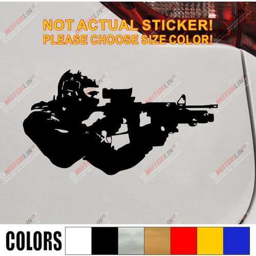 Army Navy Soldier Car Decal Bumper Sticker Windows Vinyl Die cut,choose size and color