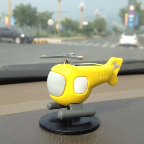 2018 New Car-styling Solar Energy Aircraft Model Ornaments Plane Decoration Car Styling Solar Toys E11001