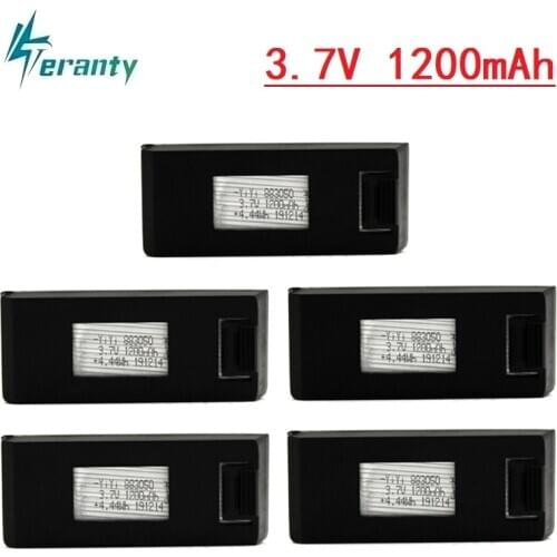 Original 1/2/3/5Pcs 3.7V 1200mah Lipo Battery For SG107 4K Drone 3.7V lithium battery RC Quadcopter Drone Spare Part in stock