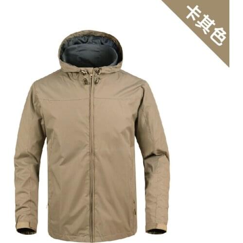 Autumn thin section ski-wear, male breathable stretch windbreaker outdoor monolayer mountaineering wear thin windproof coat