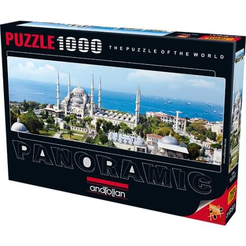 Sultan Ahmet Mosque Istanbul 1000 Piece Jigsaw Puzzle Paper Jigsaw Puzzle Educational Mind Game Holiday Decoration Table Gift 96x33 cm Panor
