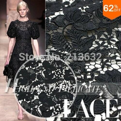 PQYY116 african guipure lace water soluble chemical lace hollow out african chemical lace water soluble tecido feltro wedding