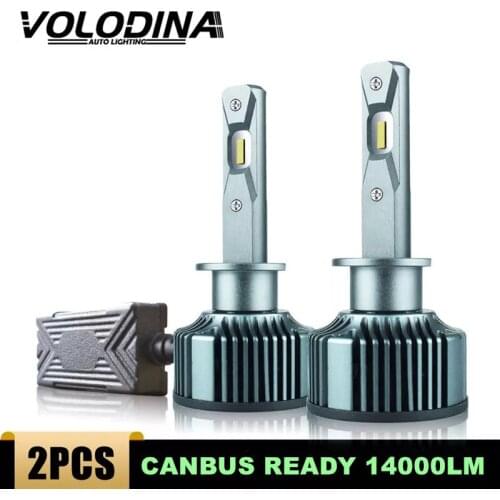 Volodina H11 H7 LED Car Headlight Bulbs No Error 14000LM 6000K H1 H4 H8 Led Lights 9005 HB3 9006 HB4 Running Auto Fog Head Lamps