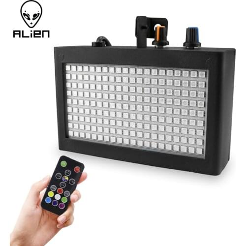 ALIEN 180 LED Strobe Flash Light Sound Control Activated Speed Adjustable Stage Disco DJ Home Party Ktv Wedding Lighting Effect