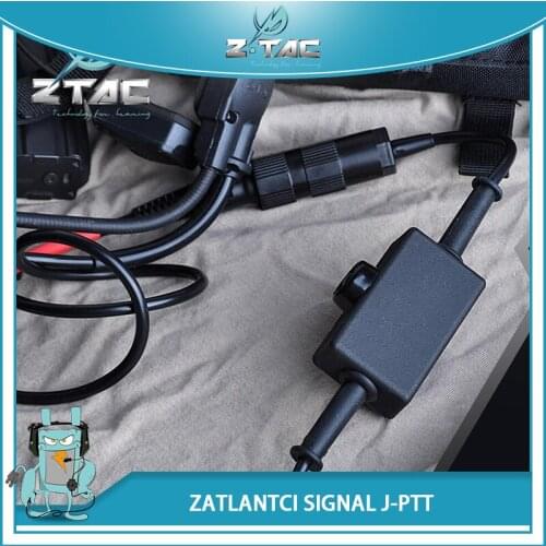 Z-TAC Tactical PTT Button MH180-V Atlantic Signal Military PTT Cable Plug Portable Miland Version Radio Headset Accessories Z144