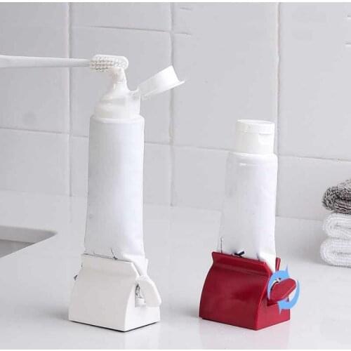 Rolling Toothpaste Squeezer Tube Dispenser Holder Multifunctional Plastic Facial Cleanser Squeezer Press For Bathroom Accessory