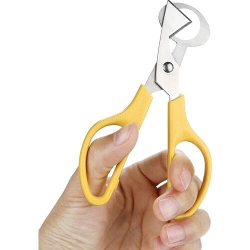 1pc Quail Egg Scissors Cracker Opener Cigar Cutter Stainless Steel Scissors Cracker Opener Cutting Device Egg Tool Kitchen Tool