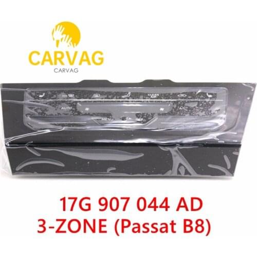 3-Zone LCD Air Conditioner Switch Panel Climatronic Air Condition Control Switch Panel For Passat B8 Tiguan MK2