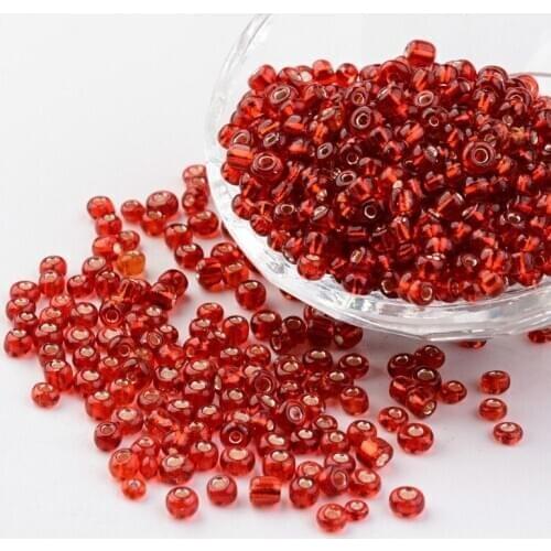 50g 2mm/3mm/4mm Glass Beads Lined Round Bead fits for Handmade DIY Necklaces Bracelets Jewelry Making