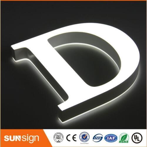 Small size letters acrylic mini LED frontlit letters