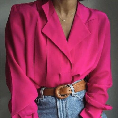 Женские красные рубашки CHAXIAOA China At AliExpress