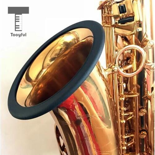 Saxophone Ring Mute Silicone Bell Protector Protective Ring for Tenor Sax Accessory
