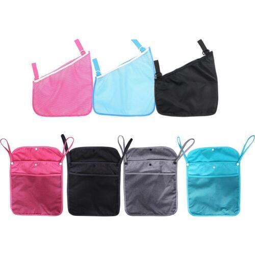 Infant Pram Cart Mesh Hanging Storage Bag Baby Trolley Bag Stroller Organizer Seat Pocket Carriage Bag Stroller Accessories
