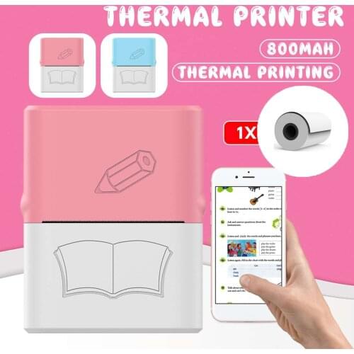 Mini printer portable office for android ios Wireless bluetooth thermal printer for phone photo printer office mini impresora