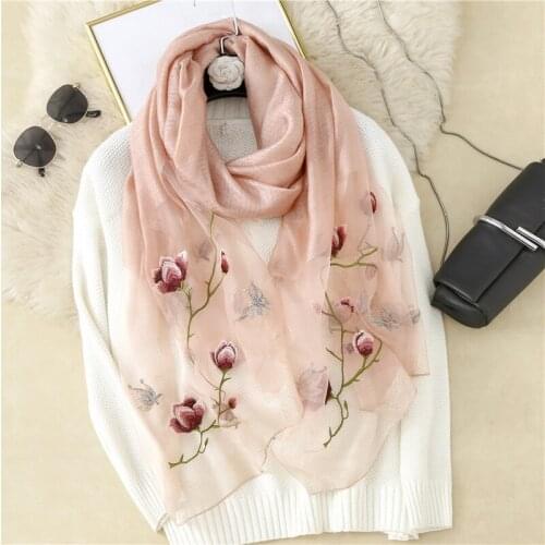 Fashion 2021 Brand Women wool Scarf Silk Scarves for Lady Pashmina Foulard Female Bandana Hijabs Scarfs Neck Shawls Wraps New