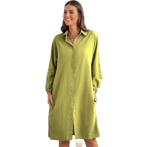 Moringcute Fashionable Shirt Dresses
