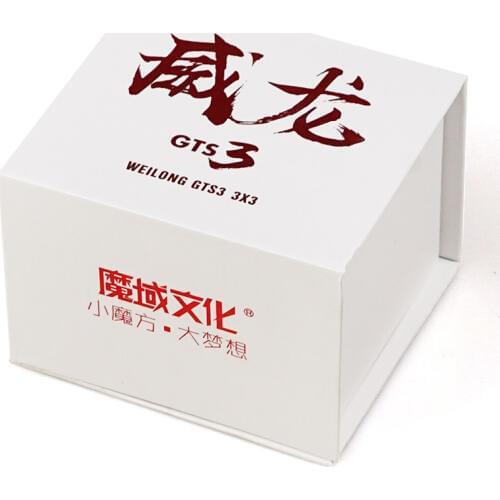 MoYu WeiLong GTS3 Convex Edge Design stickerless 3x3 Magic Cube Magnetic 3x3x3 Stickerless Speed Cube