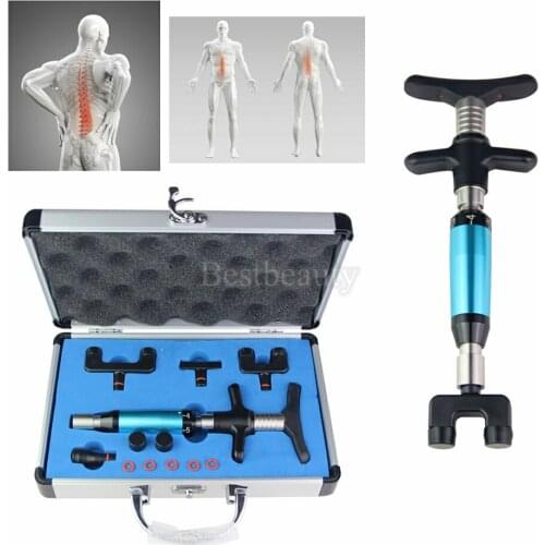 New Chiropractic Adjustable Gun 6 Levels Adjustable Bone Correction Therapy Chiropractic Adjusting Relief Pain Physical Tool