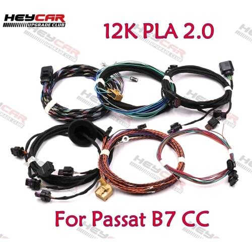 Front & Rear Auto Parking Assist 12K PLA 2.0 Upgrade OPS Install Harness Wire For Passat B7 CC