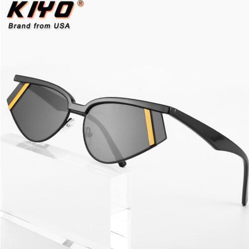 KIYO Brand 2020 New Women Men Polygonal Sunglasses PC Classic Sun Glasses High Quality UV400 Driving Eyewear 8977