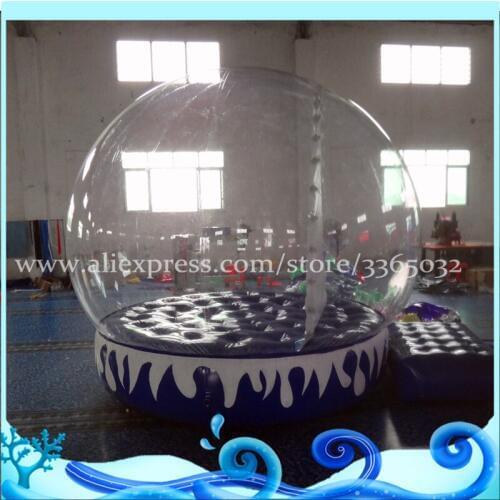 Super Quality!!!Giant Inflatable Snow Globe,custom snow globe,inflatable human size snow globe