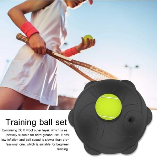 Tennis Training Device With Ball Single Training Device Practice Self-Duty Tennis Self-learning Rebound Device Sparsring Device