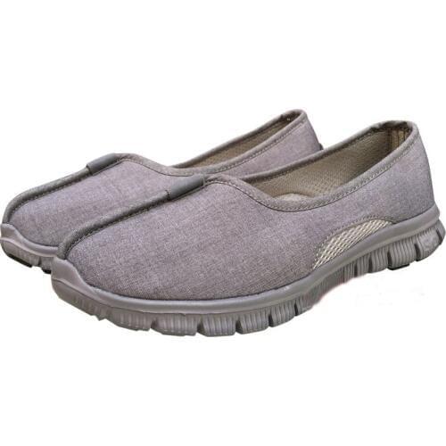 Unisex top quality yellow/gray shaolin monk kung fu shoes buddhist lohan arhat zen lay meditation sneaker