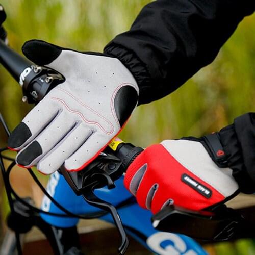 Bike Gloves Anti-skid Sun-proof High Temperature Resistance Outdoor Cycling BicycleTouch Screen Gloves MTB Bicycle Gloves