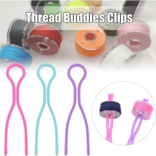 10pcs/20pcs Bobbin Thread Holder Thread Buddies Clips Sewing Machine Accessories for Thread Spool Organizing