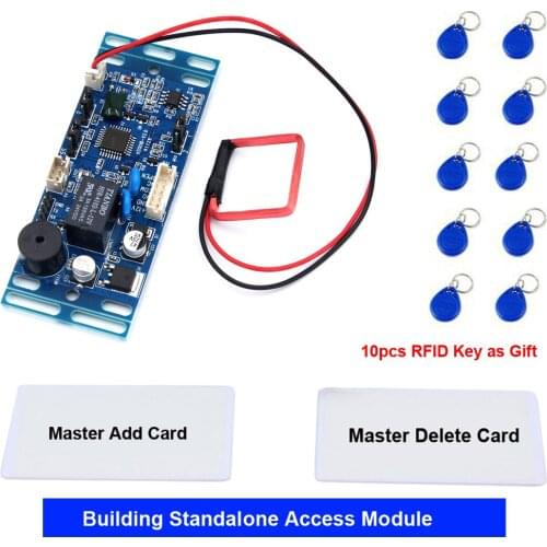 125Khz 13.56Mhz 15000 User RFID Proximity Access Control System Access Intercom Building Module Embedded Control Board Module