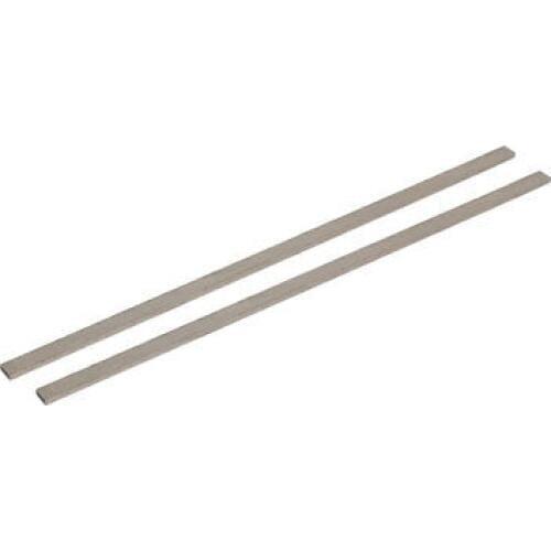 2mmx6mmx200mm Metal Rectangle Lathe Tool Boring Bar Fly Cutter Silver Tone 2pcs