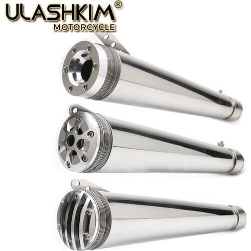 35-51mm Universal Motorcycle Over yoshimura Slip On Exhaust Full System Muffler Pipes Escapes DB Killer 150cc-1000cc