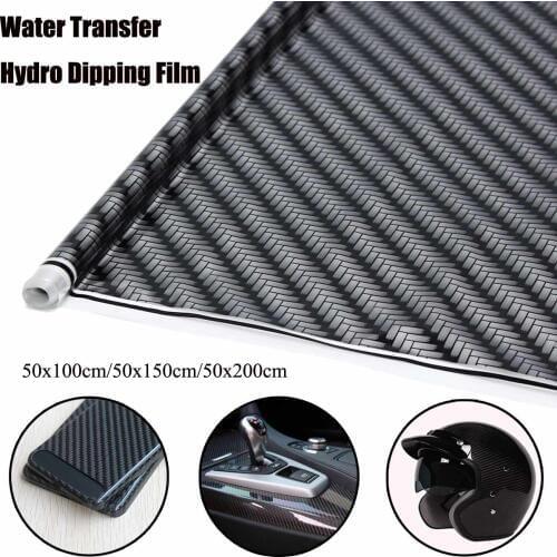 50x100cm/50x150cm/50x200cm Universal Carbon Fiber Hydrographic Water Transfer Printing Dipping DIY Print Film Car Stickers Decor