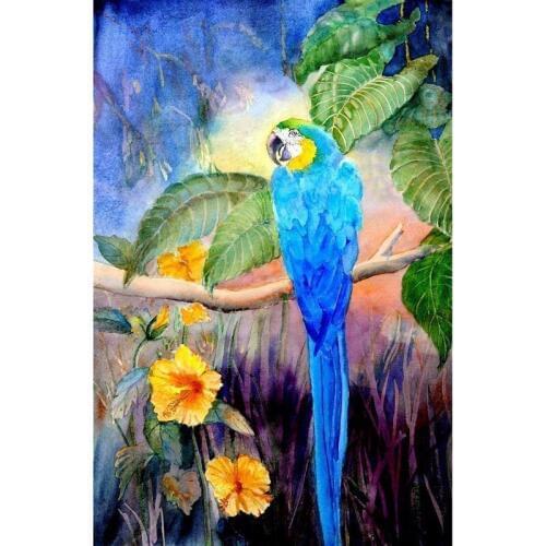 5D DIY Embroidery Square/round Forest Parrot Full Drill Diamond Painting Cross Stitch Sets Pictures Rhinestone Mosaic Home Decor