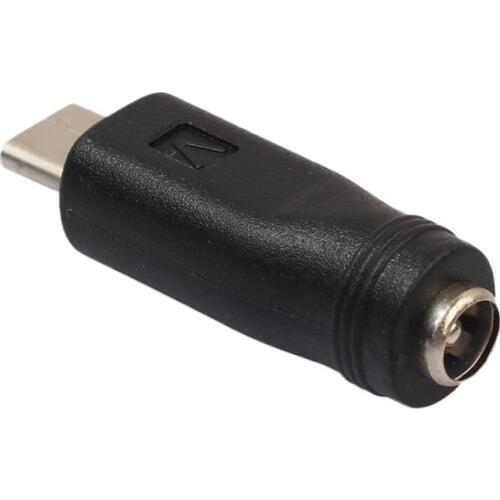 DC Power Adapter Converter Type-C USB Male to 5.5x2.1mm Female Jack Connector for Laptop Notebook Computer PC