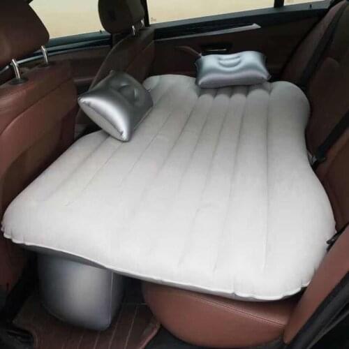 Car Travel Bed Camping Inflatable Sofa Automotive Air Mattress Rear Seat Rest Cushion Rest Sleeping pad Without pump Accessories
