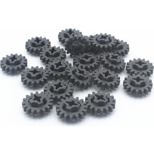 MOC Building Blocks Self-Locking Bricks Technical Parts 20pcs Technical GEAR WHEEL Z16 compatible with lego for Kids Boys Toy