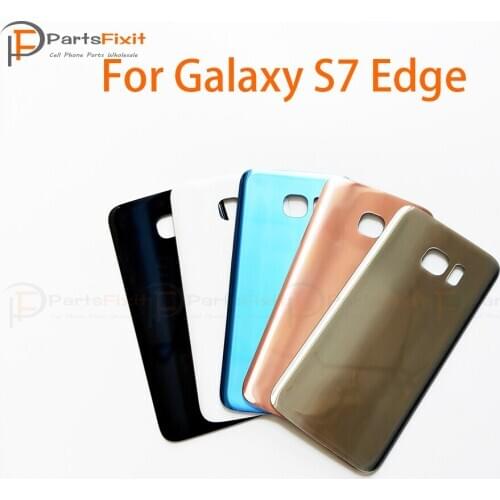 Battery Door Rear Housing Back Cover for Samsung Galaxy S7 Edge S7Edge Rear Door Back Housing Battery Cover with Adhesive