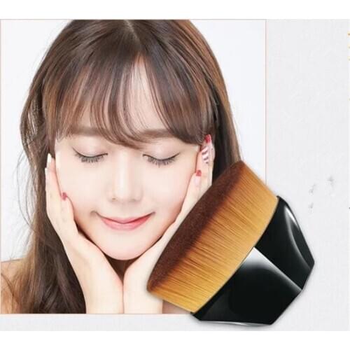 New 50pcs/lot Single Six Corners Powder Makeup Brushes Diamond Cosmetic Hexagon No Trace Foundation Silicone Make Up Brushes