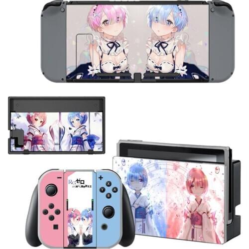 Re:Life in a different world from zero Skins for Nintendo Switch Skin Sticker for Nintendoswitch console Joy-Con Controller