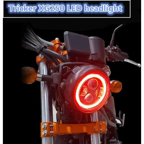 Suitable for Yamaha Tricker/Magician XG250 modified LED headlights with daily running lights feature lighting system headlamp