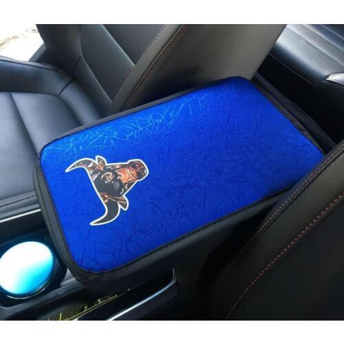 Car Armrest Box Pad Ice Silk Four Season Universal Breathable Non-slip Comfortabl Central Hand Pad Protection Cushion Covers Mat