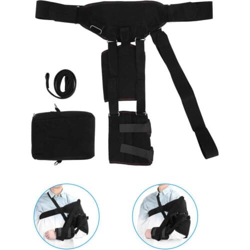 Arm Fixing Brace Shoulder Support Sling with Pillow Adjustable Breathable Shoulder Strap Wrist Elbow Forearm Protector Support