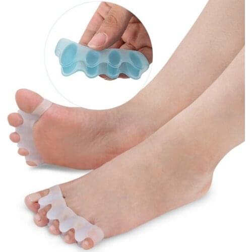 Nail Separators Stretchers Silicone Foot Care Gel Protector Toe Separators Straightener Spreader Correctors Toe valgus corrector
