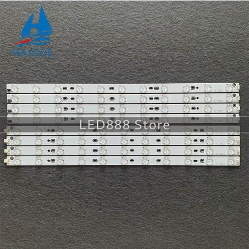 LED Backlight Strips (8) for V500H1-LD1-TLDC6 V500H1-LD1-TRDC6 for 50L2200U 50LB45RQ 50M2U